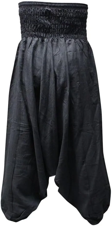 Shopoholic Fashion Plain Hippie Harem Aladdin Baggy Loose Fit Genie Gypsy Trouser Pants