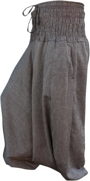Shopoholic Fashion Plain Hippie Harem Aladdin Baggy Loose Fit Genie Gypsy Trouser Pants