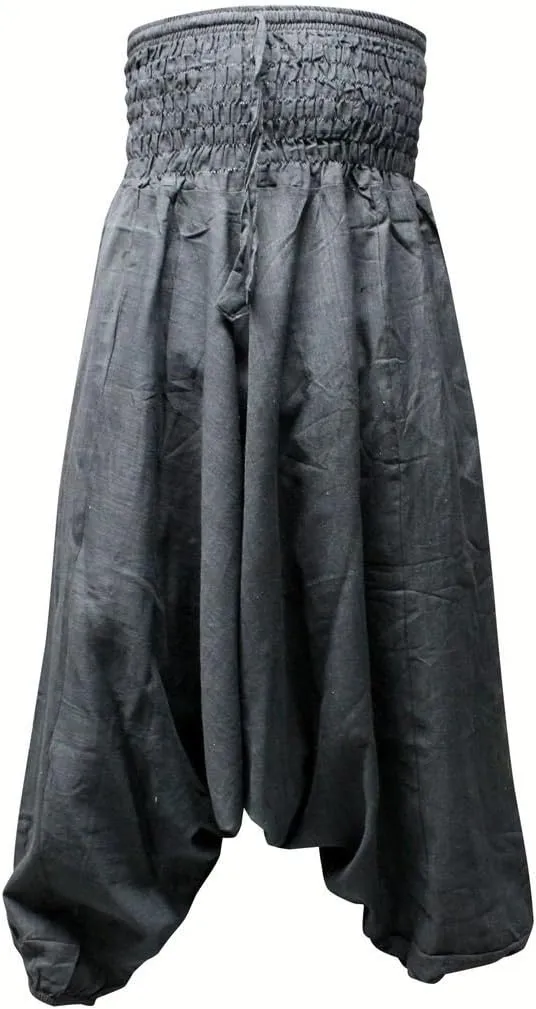Shopoholic Fashion Plain Hippie Harem Aladdin Baggy Loose Fit Genie Gypsy Trouser Pants
