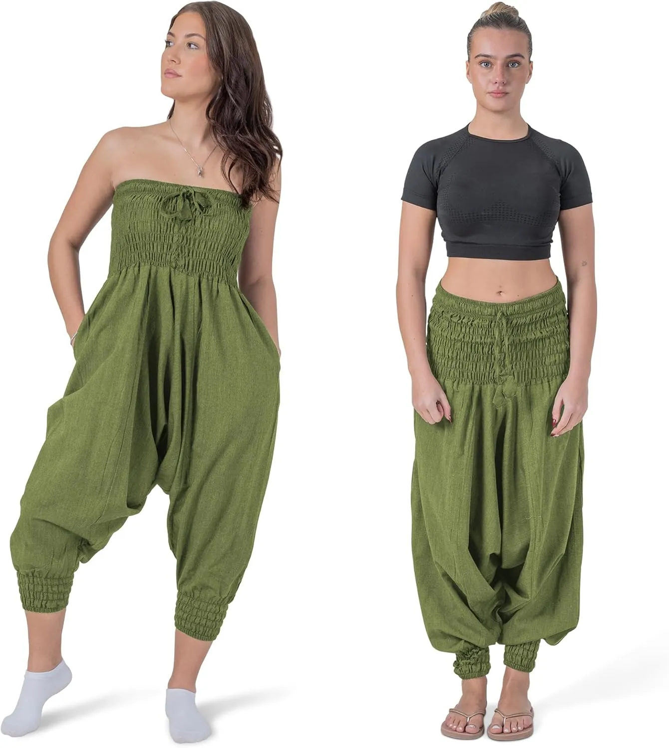 Shopoholic Fashion Plain Hippie Harem Aladdin Baggy Loose Fit Genie Gypsy Trouser Pants