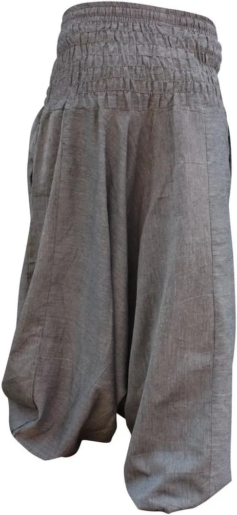 Shopoholic Fashion Plain Hippie Harem Aladdin Baggy Loose Fit Genie Gypsy Trouser Pants