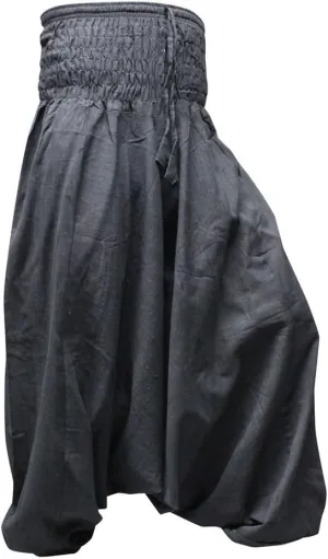 Shopoholic Fashion Plain Hippie Harem Aladdin Baggy Loose Fit Genie Gypsy Trouser Pants