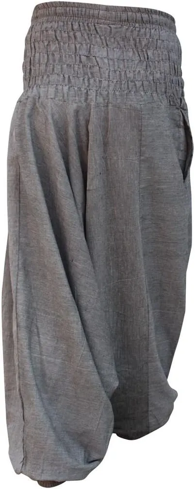 Shopoholic Fashion Plain Hippie Harem Aladdin Baggy Loose Fit Genie Gypsy Trouser Pants