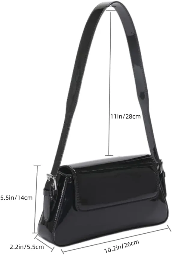 Shoulder Purses for Women Dressy Evening Bag Metallic Clutch Y2k Sparkly Hobo Crossbody Shoulder Bag Handbags