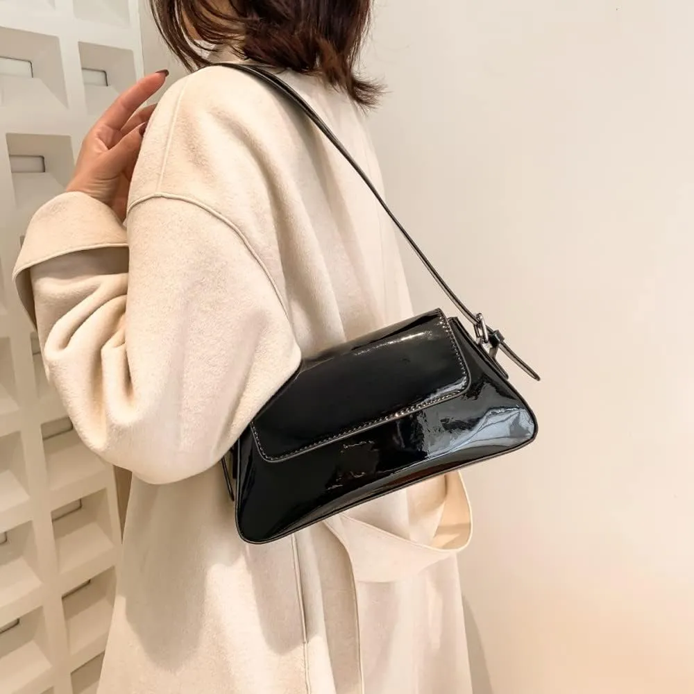 Shoulder Purses for Women Dressy Evening Bag Metallic Clutch Y2k Sparkly Hobo Crossbody Shoulder Bag Handbags