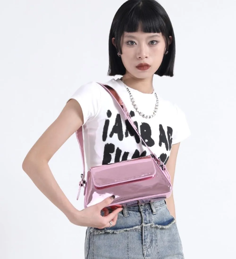 Shoulder Purses for Women Dressy Evening Bag Metallic Clutch Y2k Sparkly Hobo Crossbody Shoulder Bag Handbags