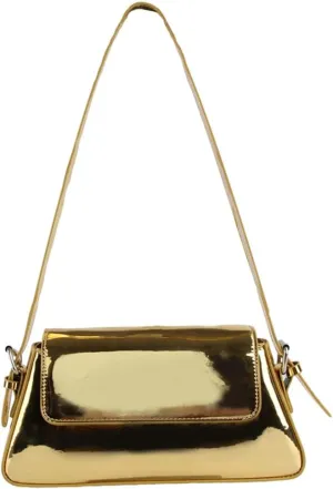 Shoulder Purses for Women Dressy Evening Bag Metallic Clutch Y2k Sparkly Hobo Crossbody Shoulder Bag Handbags