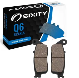 Sixity Q6 Front Organic Brake Pads compatible with Daelim Daystar 125 2003-2009 Complete Set