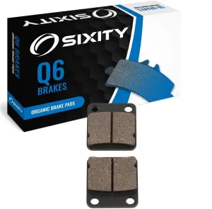 Sixity Q6 Front Organic Brake Pads compatible with Daelim Hiaroey 125 2001-2008 Complete Set