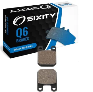 Sixity Q6 Front Organic Brake Pads compatible with Italjet formula 50 Liquid Cooled 1996-2003 Complete Set