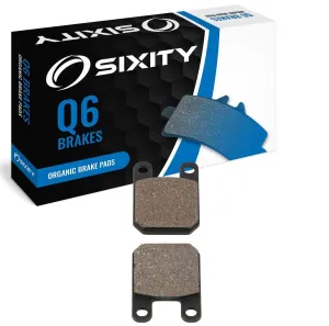 Sixity Q6 Front Organic Brake Pads compatible with Italjet Torpedo 125 4T 1999-2004 Complete Set