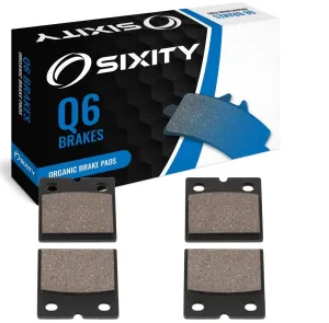 Sixity Q6 Front Organic Brake Pads compatible with Laverda Jota 1000 1976 Complete Set