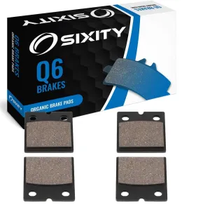 Sixity Q6 Front Organic Brake Pads compatible with Laverda RGS 1000 1983 Complete Set
