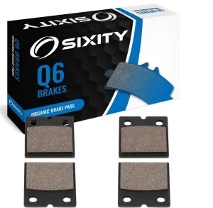 Sixity Q6 Front Organic Brake Pads compatible with Laverda SFC 1000 1985-1986 Complete Set