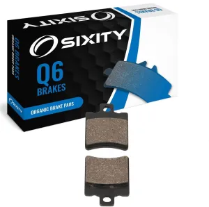 Sixity Q6 Front Organic Brake Pads compatible with Malaguti Ciak 50 2002-2004 Complete Set