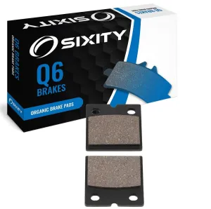 Sixity Q6 Rear Organic Brake Pads compatible with Laverda Mirage 1200 1976 Complete Set