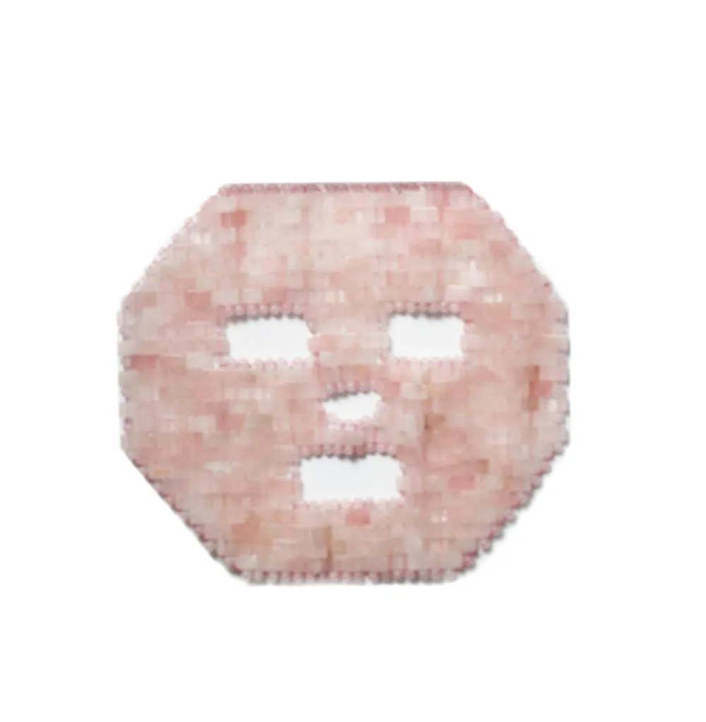Skin Gym Rose Quartz Face Mask - Soothing, Stress Relief, Reduce Eye Bags, Dark Circles and Puffiness