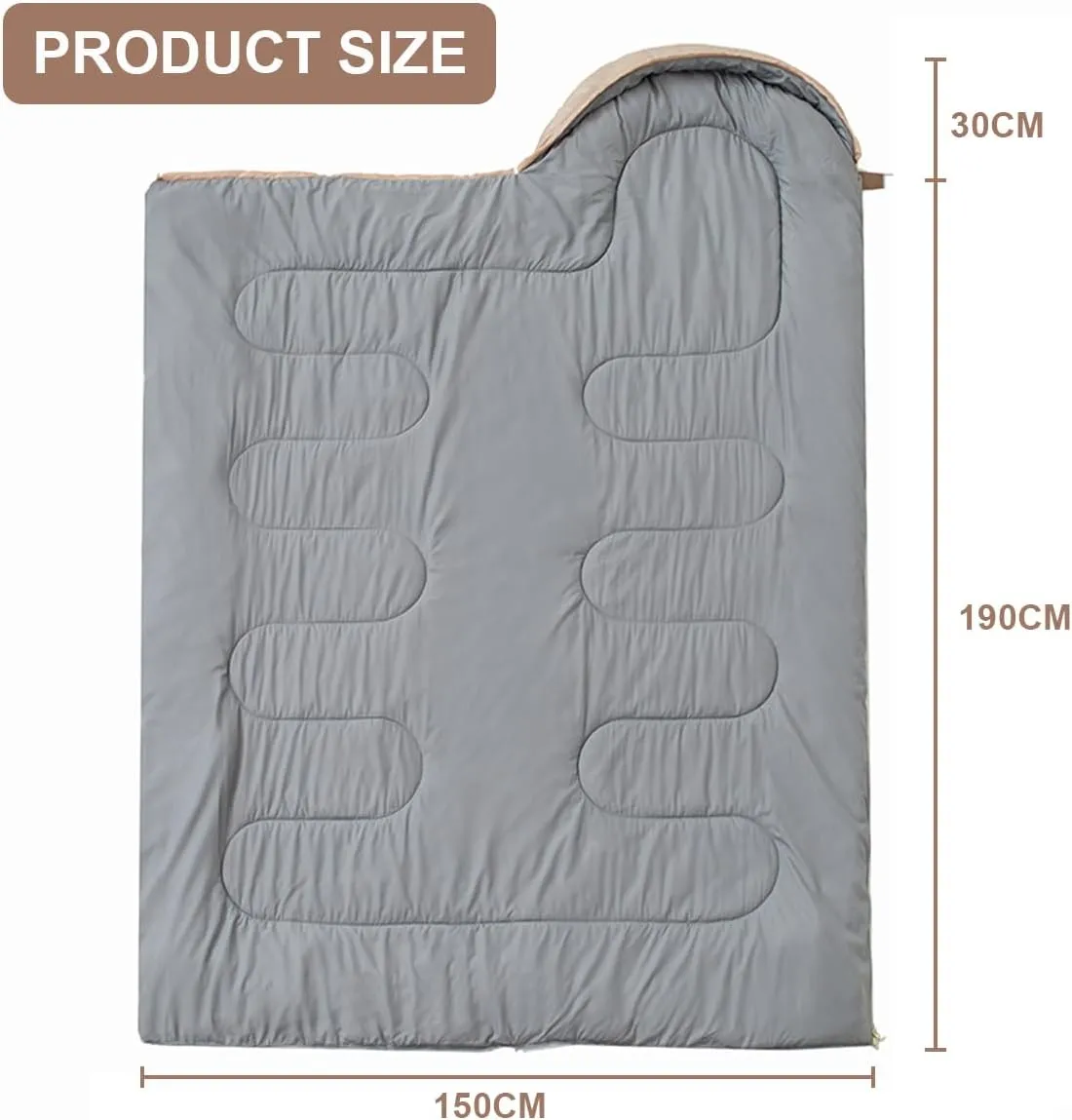 Sleeping Bag for Adults Backpacking Camping Hiking Detachable Washable Liner Cotton Single Camping Sleeping Bag 4 Seasons Cold Warm Weather Winter Fall Spring Summer Indoor Outdoor Use