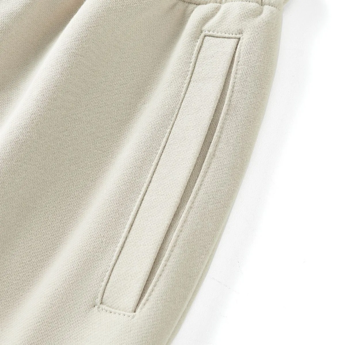 Solid Color Drawstring Baggy Joggers