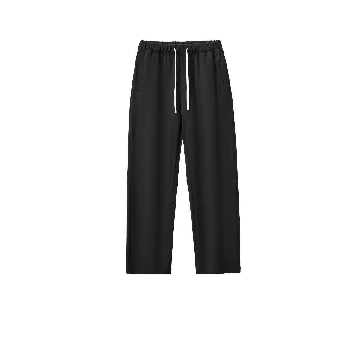 Solid Color Drawstring Baggy Joggers