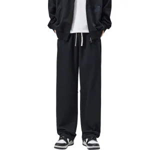 Solid Color Drawstring Baggy Joggers