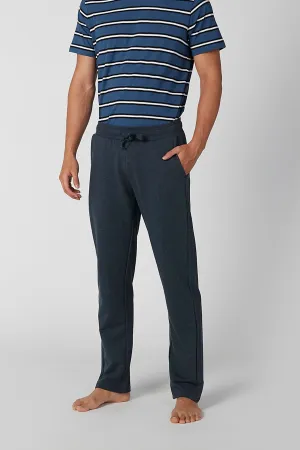 Solid Pyjamas with Pocket Detail and Drawstring
