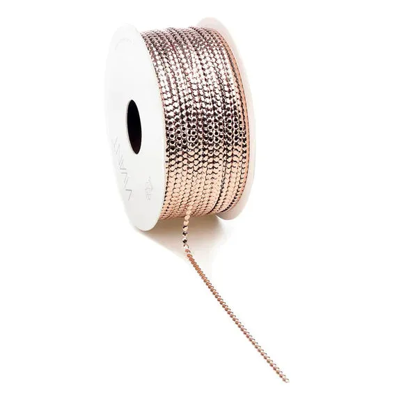 Spellbinders, Vivant Circle Metallic Cord, Rose Gold (per yard)
