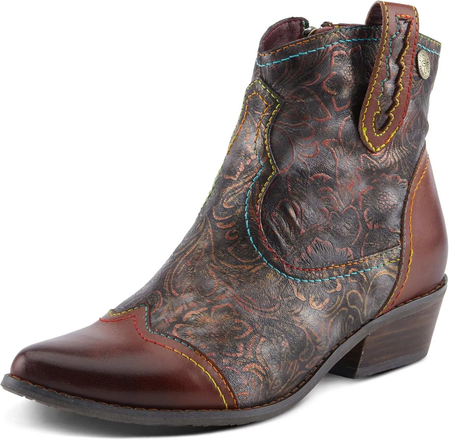 Spring Step L'Artiste Women's Countrypop-Rose Western Boot