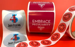 Standard Shape Non-Weatherproof Flexo Stickers