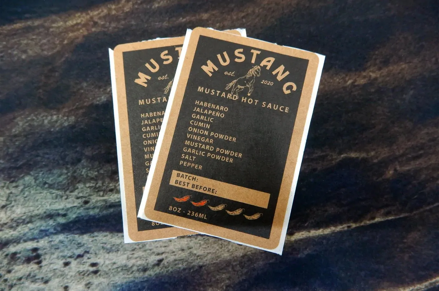 Standard Shape Non-Weatherproof Flexo Stickers