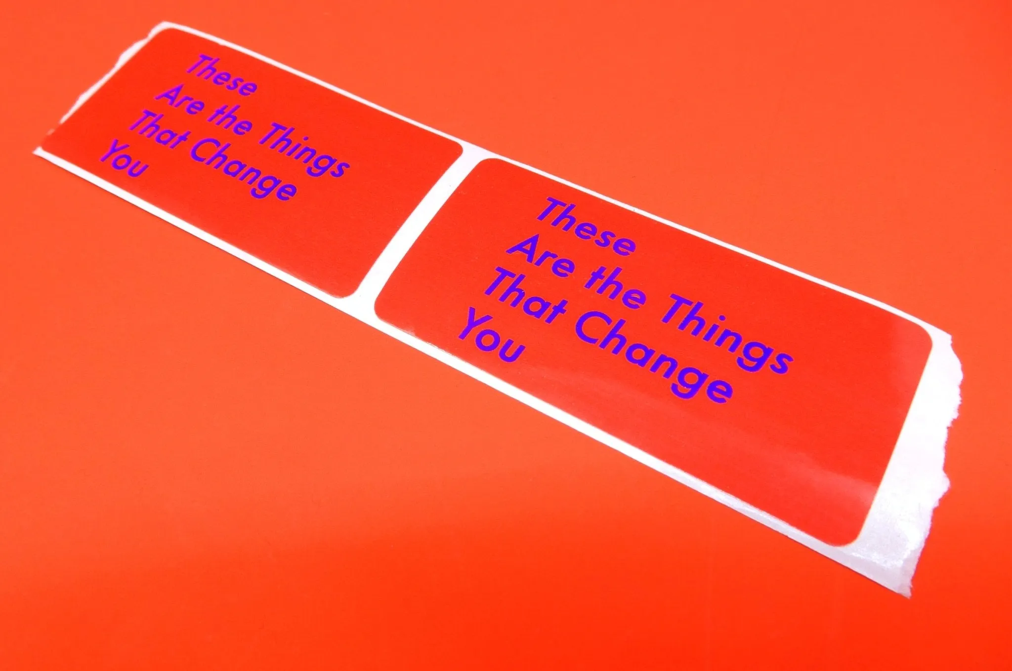 Standard Shape Non-Weatherproof Flexo Stickers