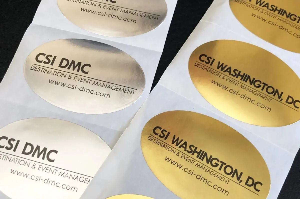 Standard Shape Non-Weatherproof Flexo Stickers