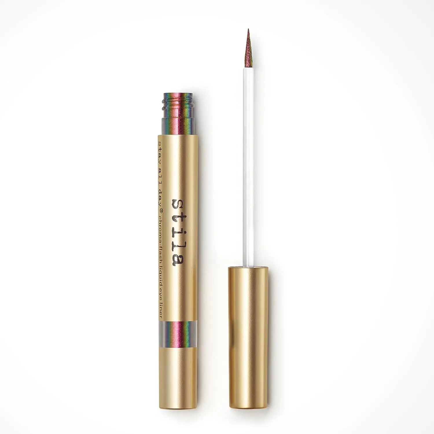 stila Stay All Day® Chroma-Flash Liquid Eye Liner | Long-Wear Shade-Shifting Metallic Liner with Chrome Finish | Smudge-Proof, Fade-Resistant | Precision Brush Tip | Bold, Multi-Dimensional Color