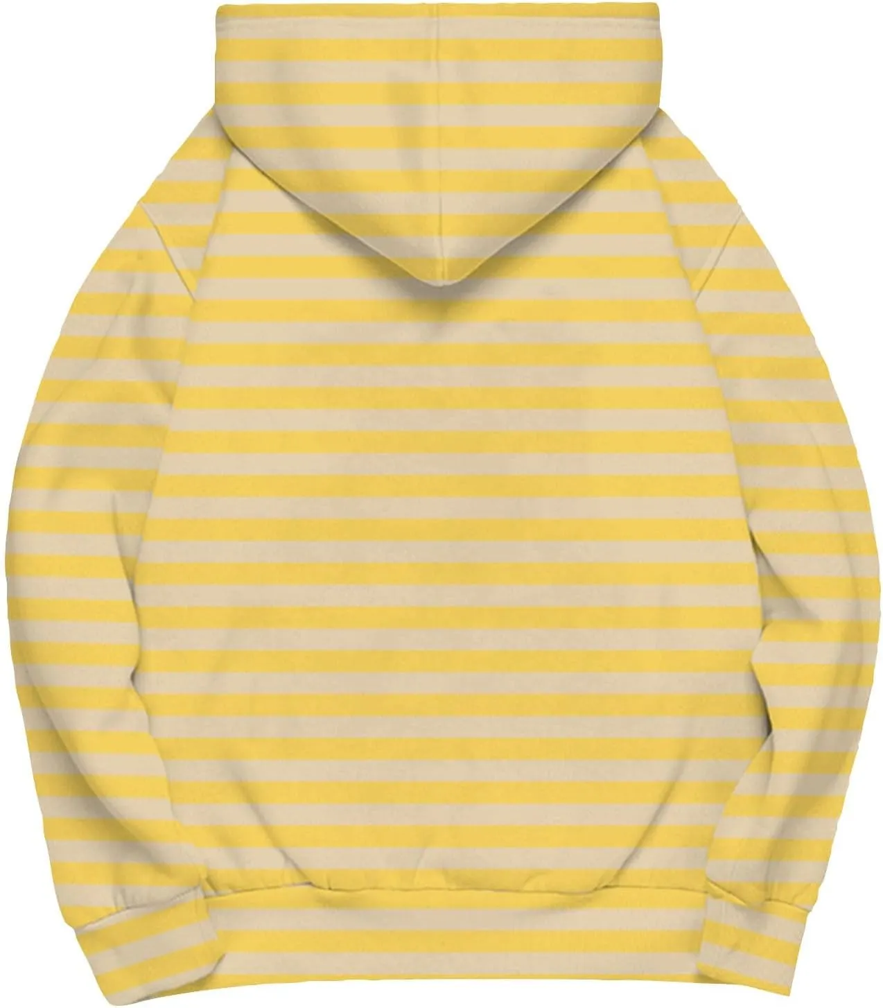 Striped Sweatshirts Women Long Sleeve Drawstring Athletic Hoodies Pullover Sweater Tops Preppy Clothes Fall Outfits