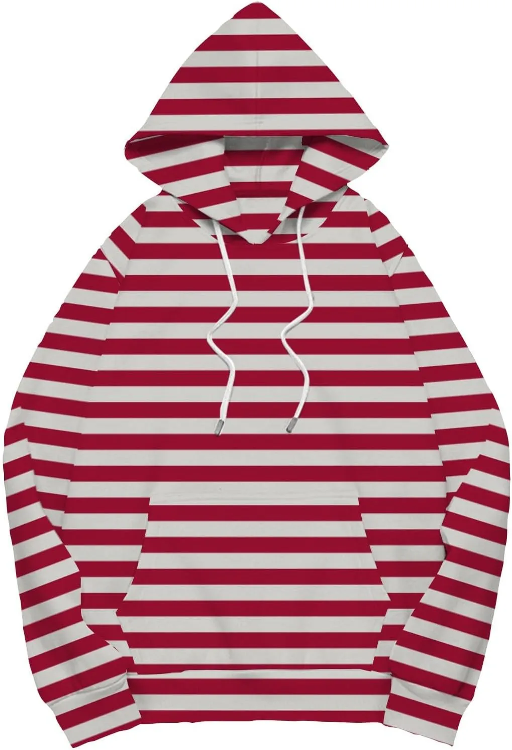 Striped Sweatshirts Women Long Sleeve Drawstring Athletic Hoodies Pullover Sweater Tops Preppy Clothes Fall Outfits
