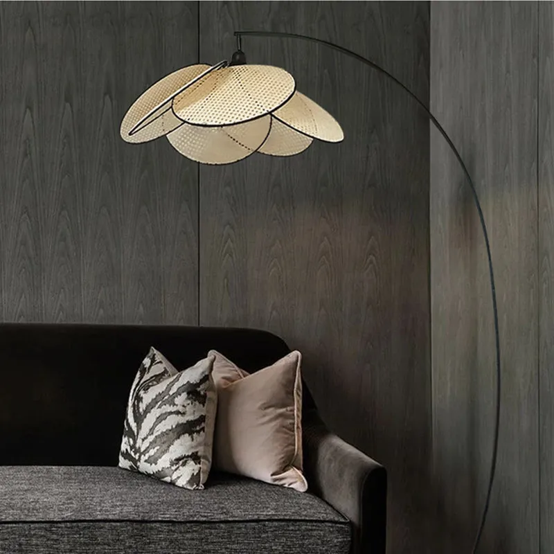 Taavita Rattan Floor Lamp