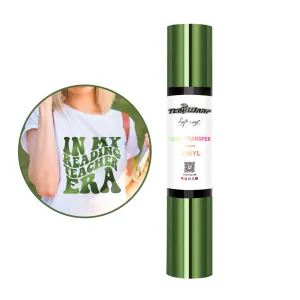 Teckwrap HTV Metallic Chrome - Olive
