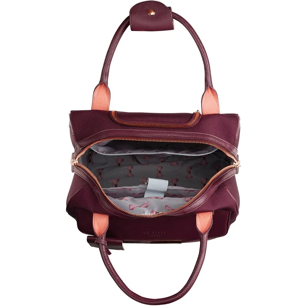 Ted Baker Albany 21" 2W Business Bag Burgundy Burgundysize Small
