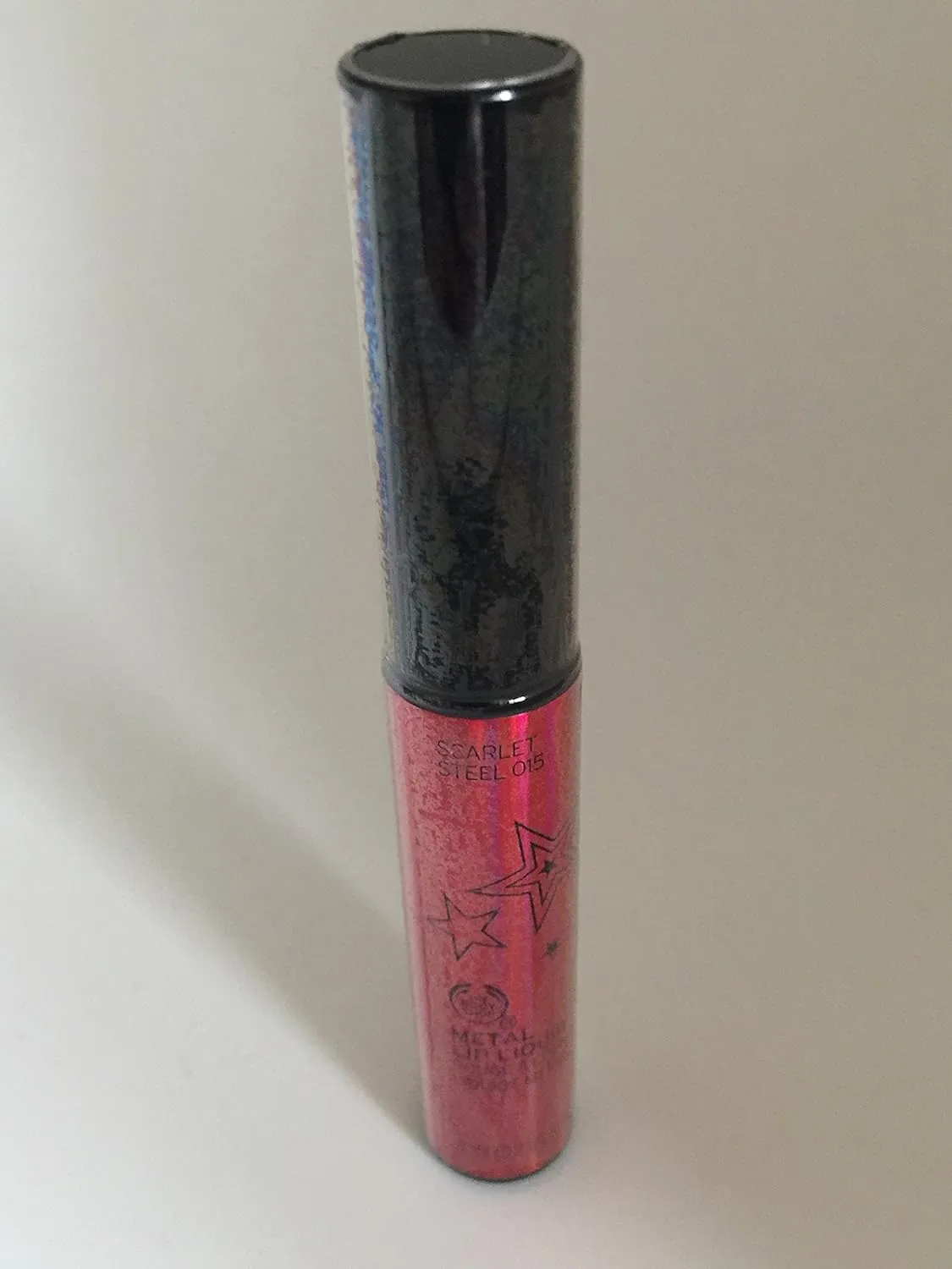 The Body Shop Matte Lip Liquid Metal, Scarlet Steel, 0.2 Fluid Ounce