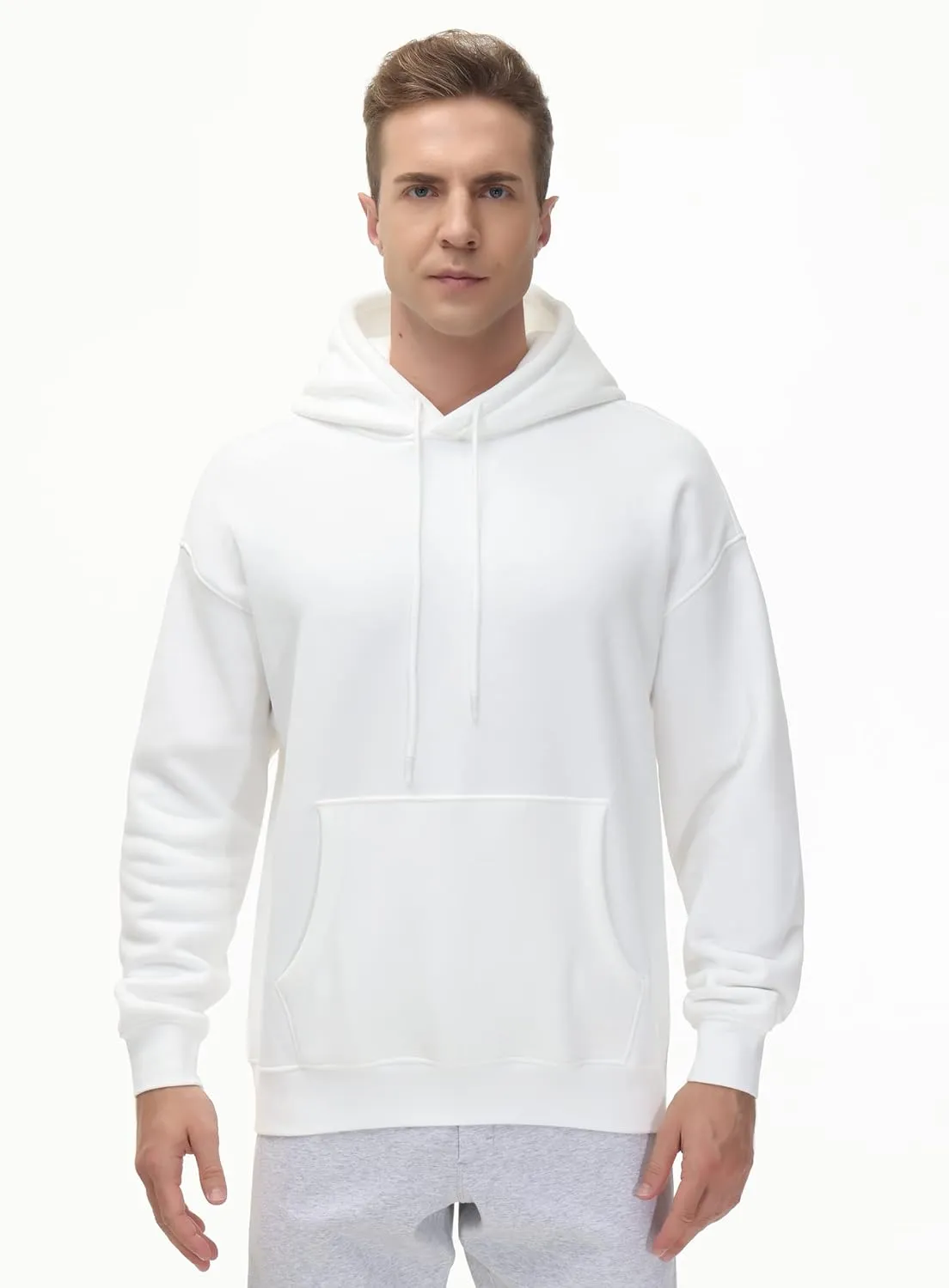 THE GYM PEOPLE Men's Fleece Pullover Hoodie Loose Fit Ultra Soft Hooded Sweatshirt With Pockets
