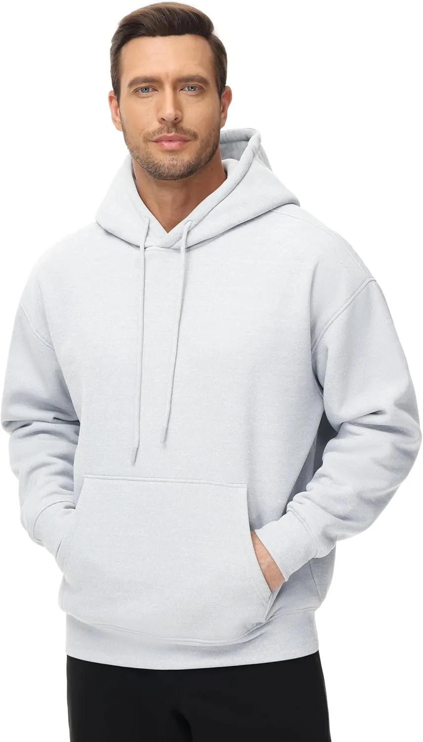 THE GYM PEOPLE Men's Fleece Pullover Hoodie Loose Fit Ultra Soft Hooded Sweatshirt With Pockets