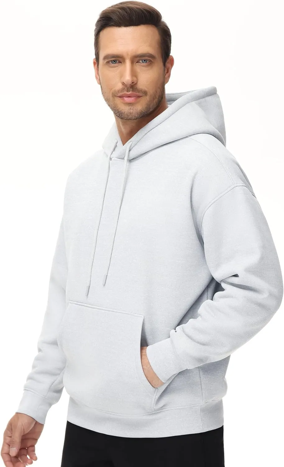 THE GYM PEOPLE Men's Fleece Pullover Hoodie Loose Fit Ultra Soft Hooded Sweatshirt With Pockets