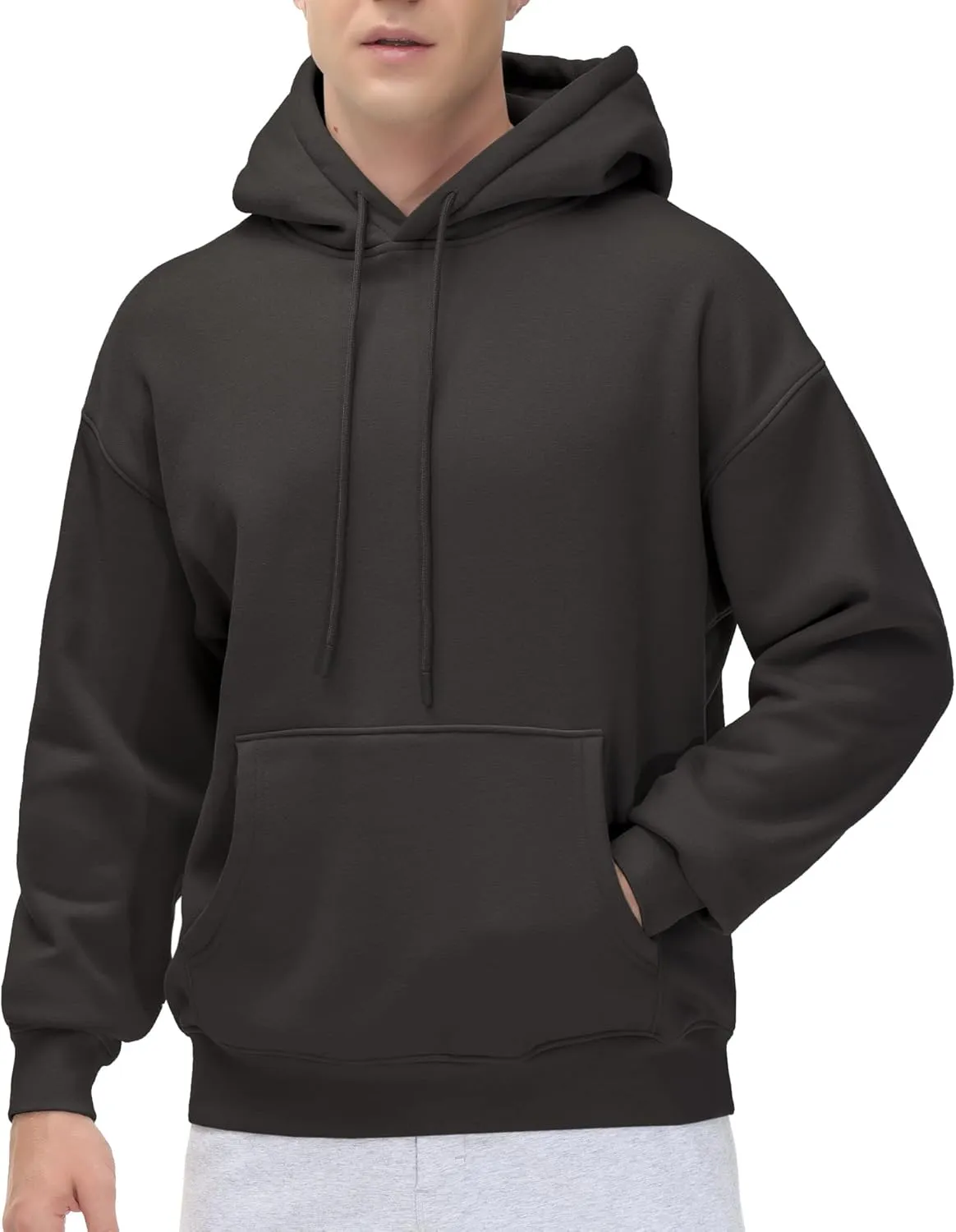 THE GYM PEOPLE Men's Fleece Pullover Hoodie Loose Fit Ultra Soft Hooded Sweatshirt With Pockets