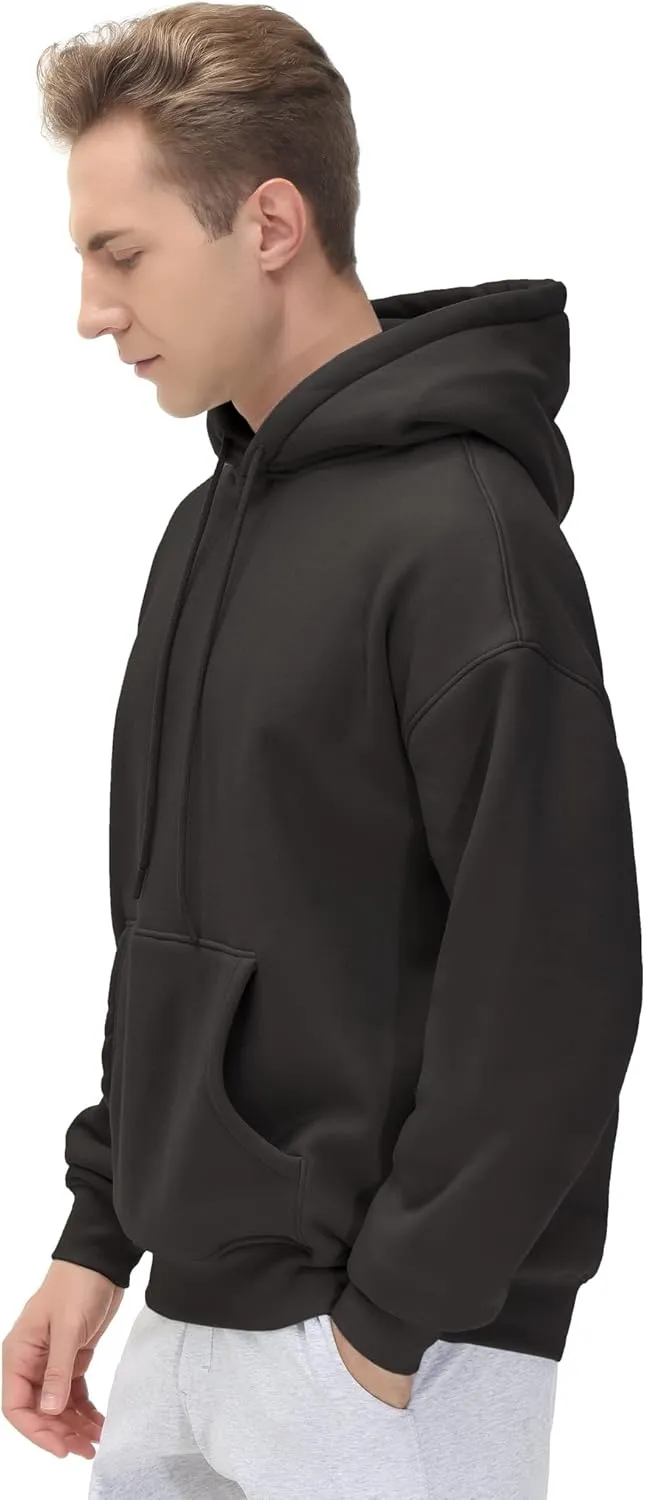 THE GYM PEOPLE Men's Fleece Pullover Hoodie Loose Fit Ultra Soft Hooded Sweatshirt With Pockets