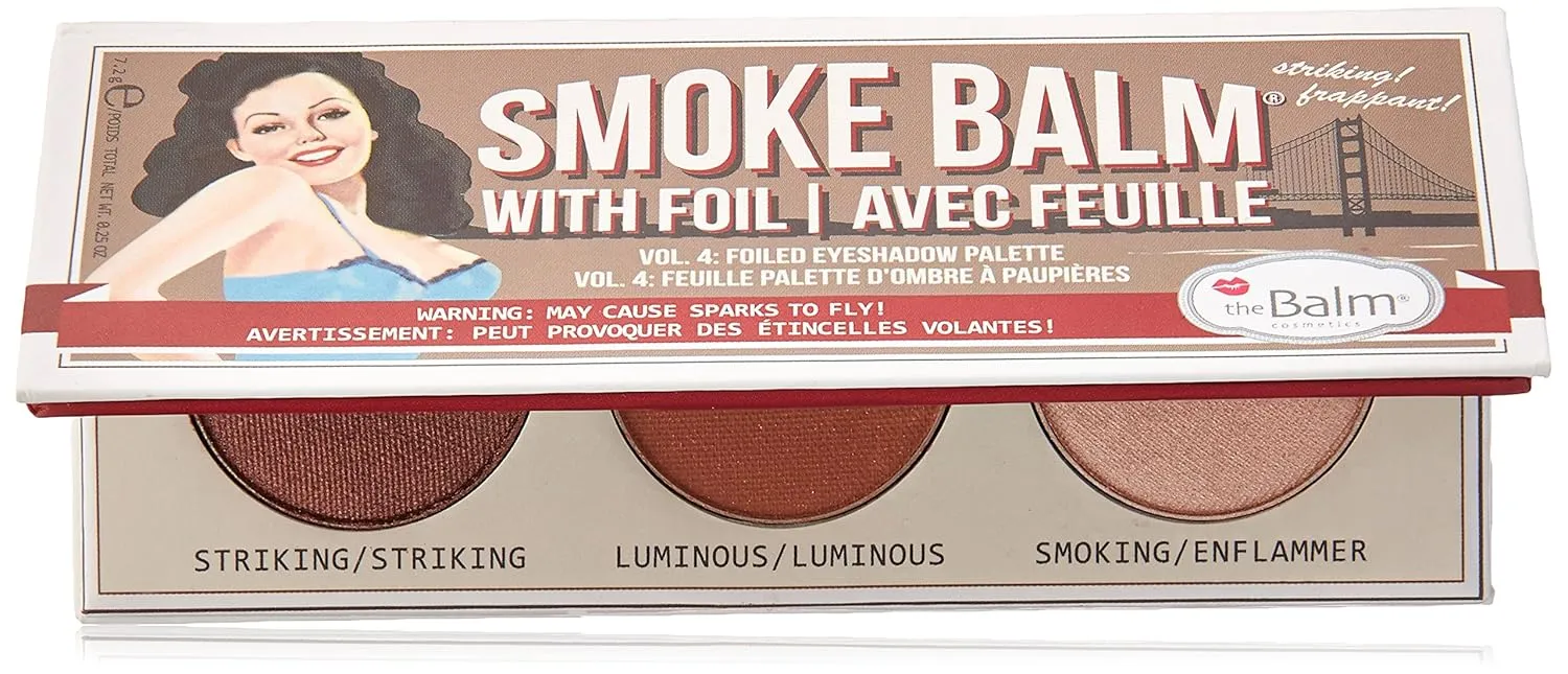 theBalm Smoke Balm Eyeshadow Palette, Volume 4 Matte and Metallic Shades