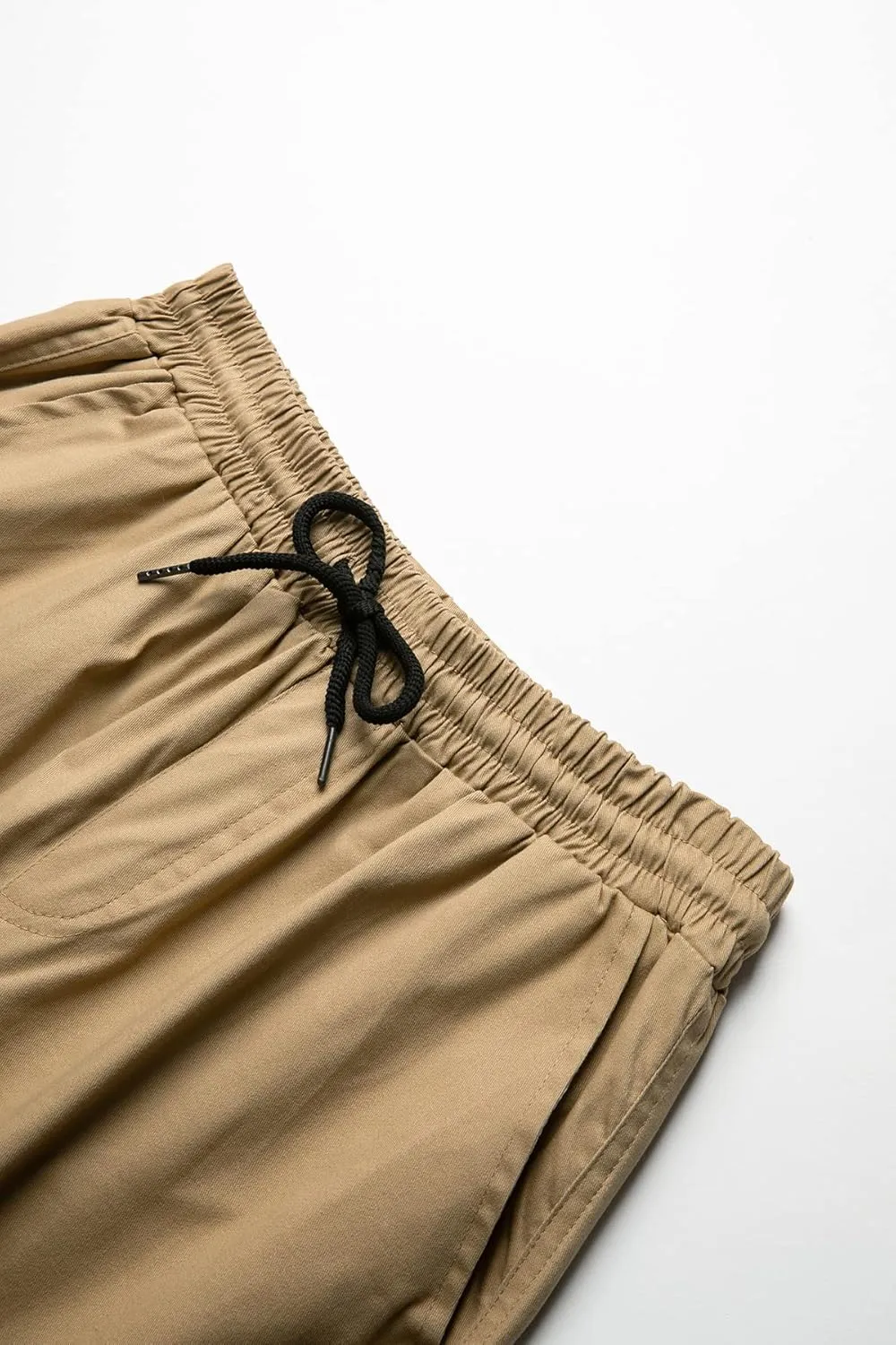 THWEI Mens Cargo Pants Casual Joggers Athletic Pants Cotton Loose Straight Sweatpants