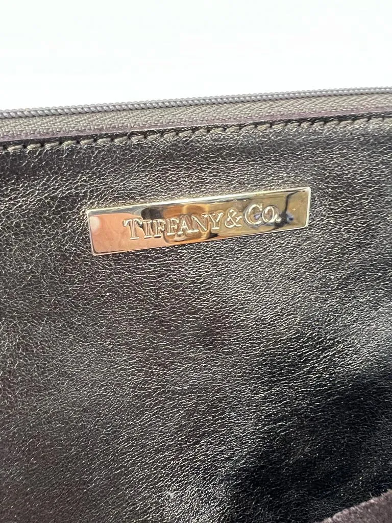 TIFFANY & CO. SUEDE LEATHER REVERSIBLE TOTE BAG