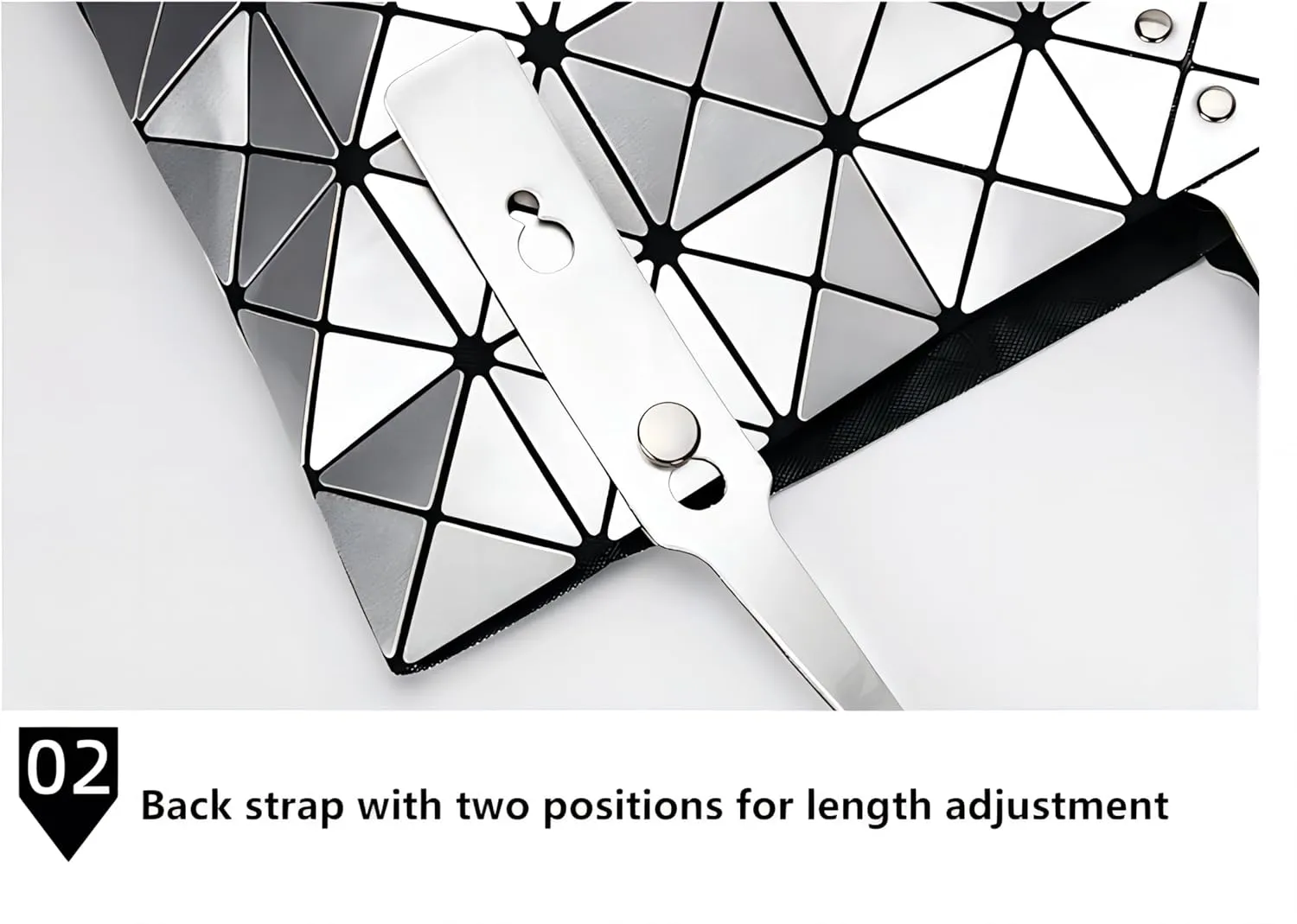 Tote Bag for Women Geometric Lattice Top-handle Handbag for Women Matte Tote Purse Handbags Geometry Shoulder Bag, Sliver