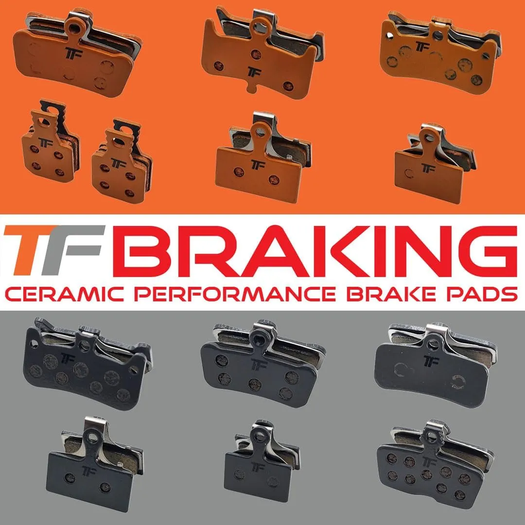 Trax Factory Braking High Performance Ceramic Disc Brake Pads for Mountain Bikes and Road Bikes