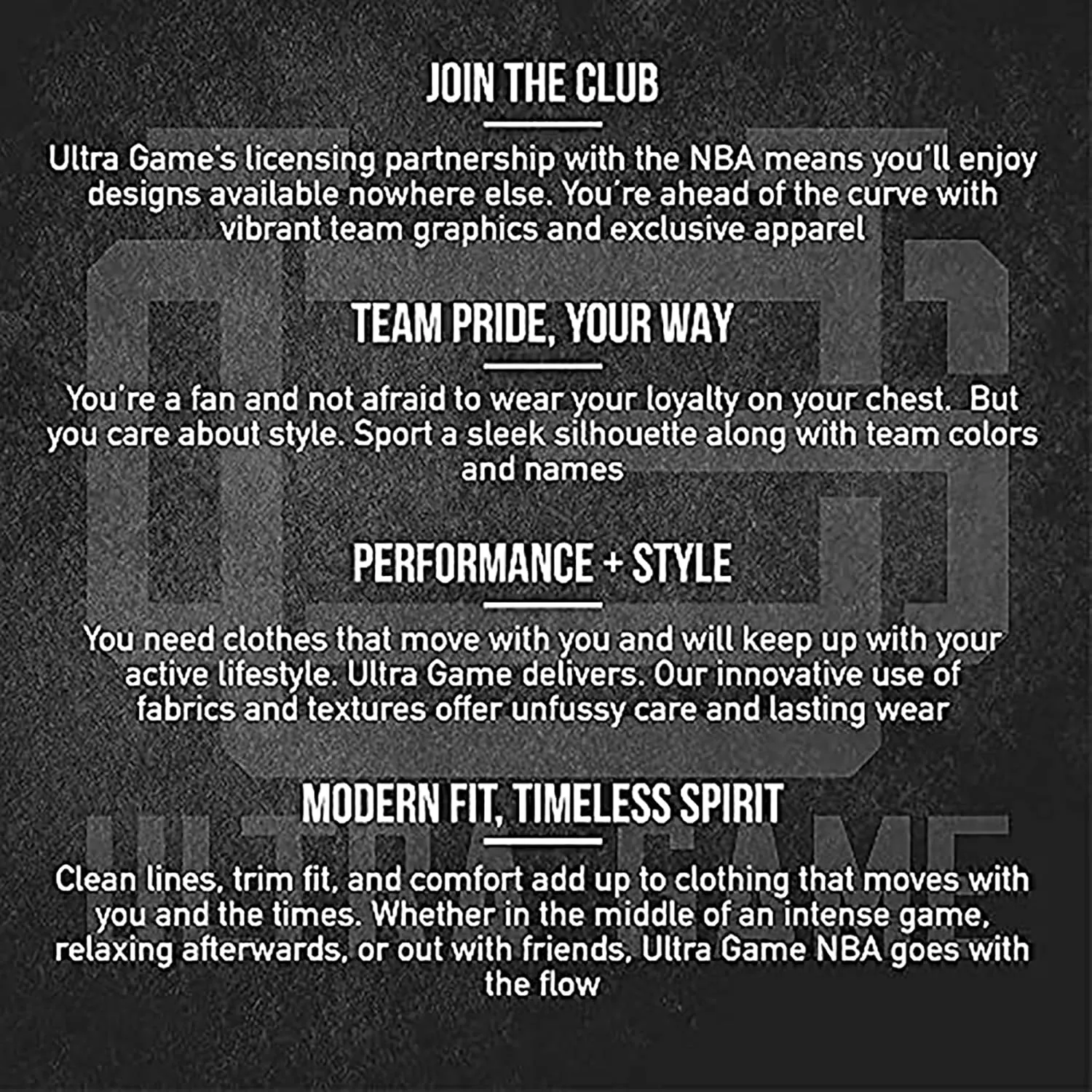 Ultra Game Men's NBA Official Fleece Hoodie Pullover Sweatshirt Primo Metallic